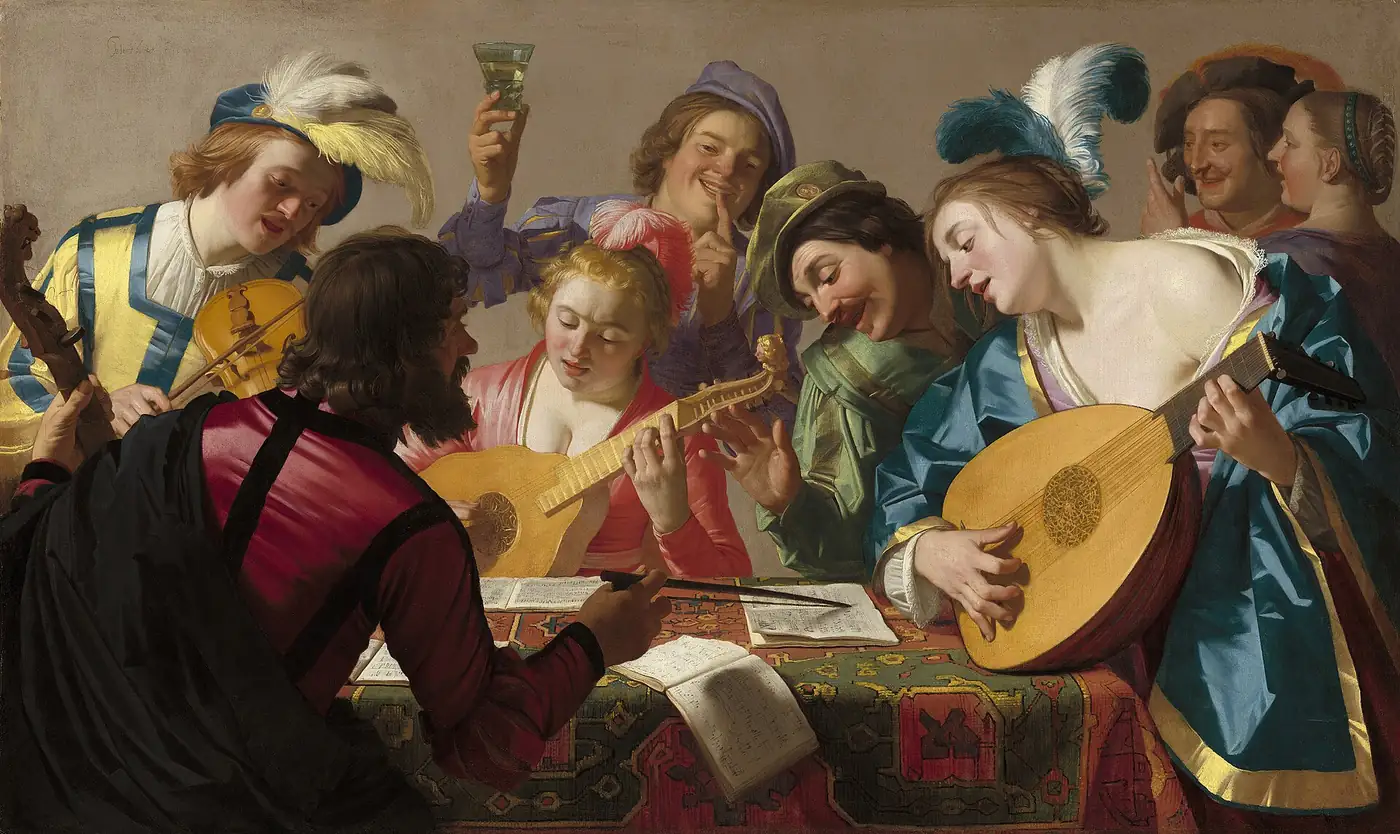 The Concert, Gerrit van Honthorst, 1623